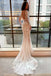 Illusion Mermaid Long Sleeves Tulle Appliques Wedding Dress Bridal Dresses DM1979