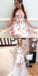A-Line Sweetheart Long White Tulle Prom Dress with Floral Appliques DMF73