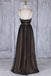 Chic Black Long Straps Tulle A Line Prom Dress,Evening Dresses DM879