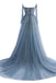 elegant tulle lace long sleeves off-shoulder long prom dresses,evening dresses DM196