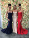 Sexy Mermaid Sweetheart Sweep Train Royal Blue Bridesmaid Dresses DM448
