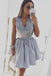 V-neck Homecoming Dresses